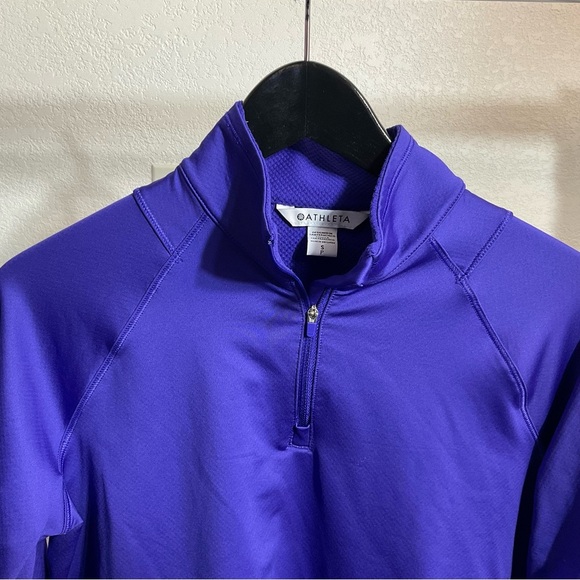 Athleta Women's Whistler Half Zip Noble Purple Size Small - Picture 3 of 11